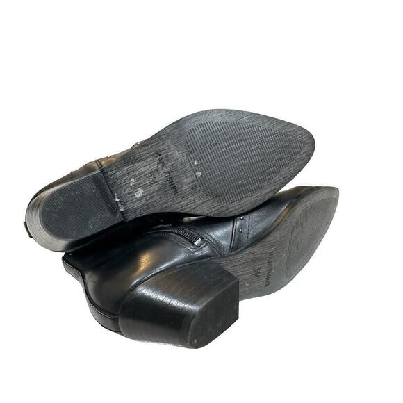 Marc Fisher Black Studded Side Zip Women’s Black Booties Size 5 - Picture 5 of 5